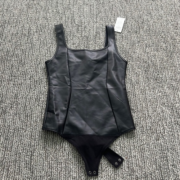 Abercrombie & Fitch Tops - NWT Abercrombie & Fitch Leather Bodysuit